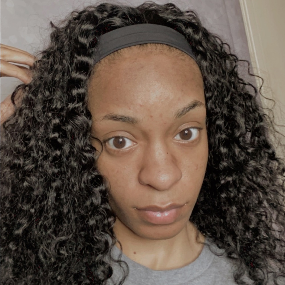 Deep Curly headband wigs